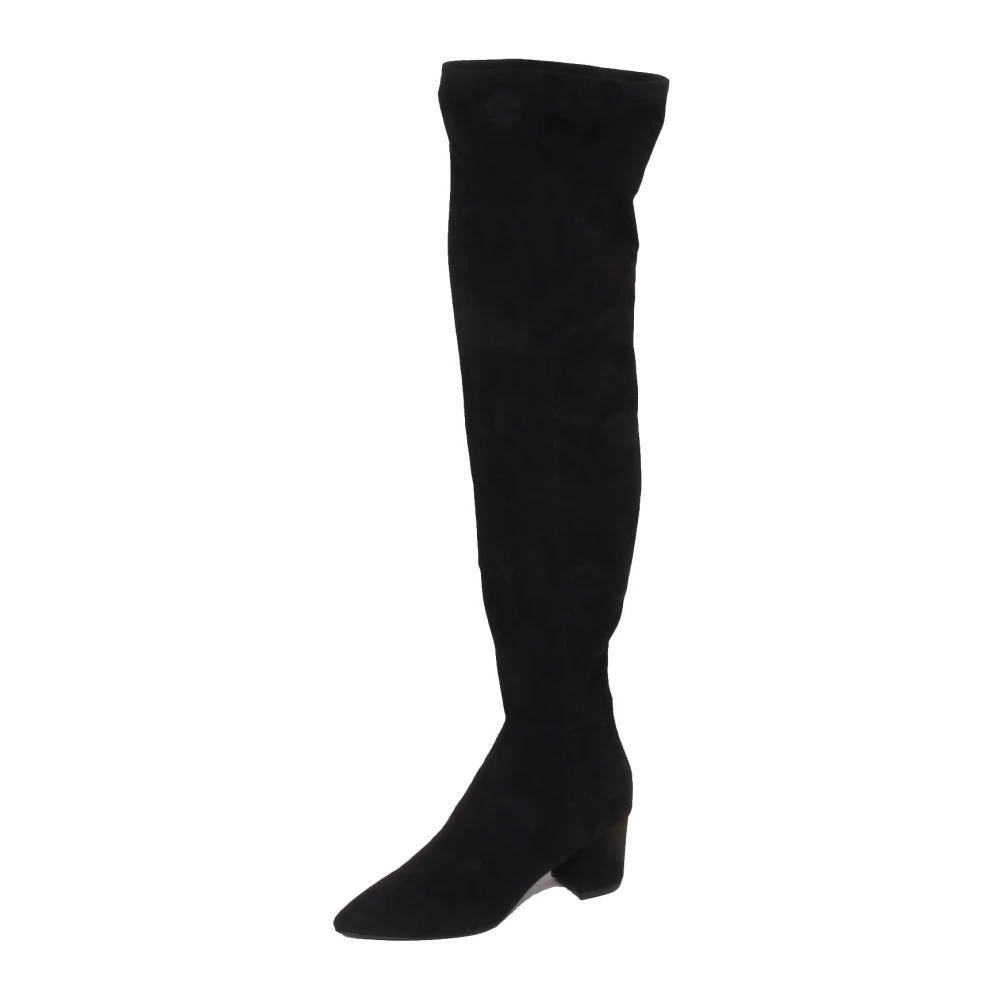 Steve Madden Women's Black Bolted Stretch Boot Shoe