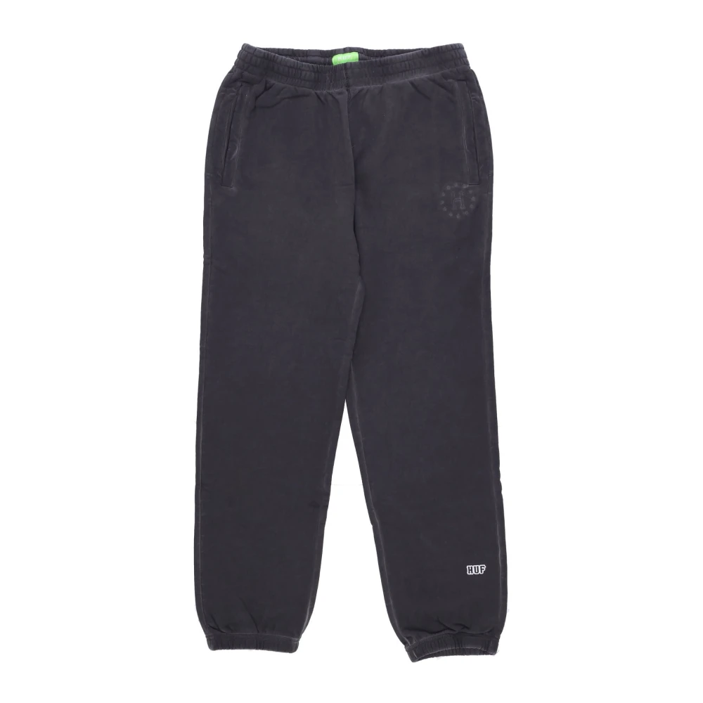 Huf Gray Galaxies Faded Fleece Tracksuit Trousers - Male - Sweatpants - Xl - Trousers