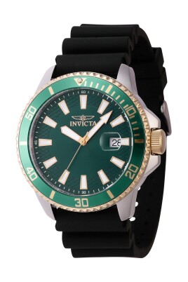 green-silicone-diver-watch-model