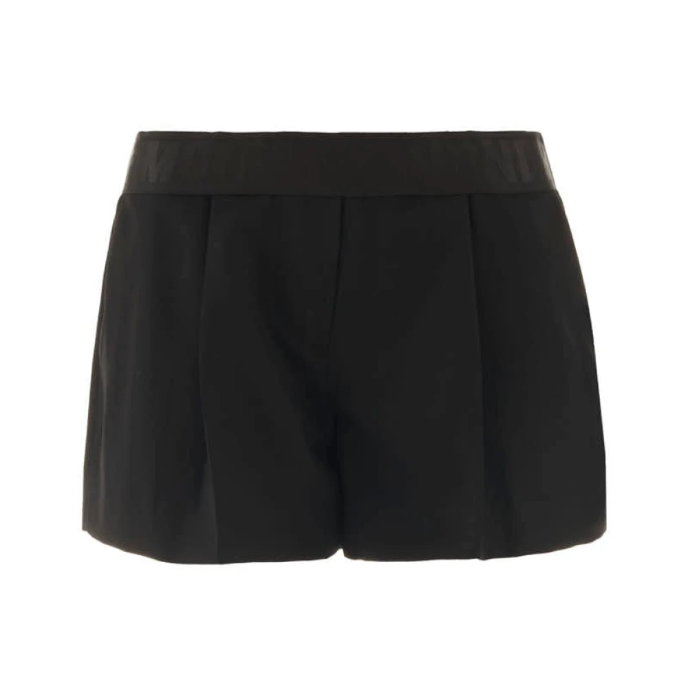 John Richmond Getailleerde shorts met plooien Black Dames