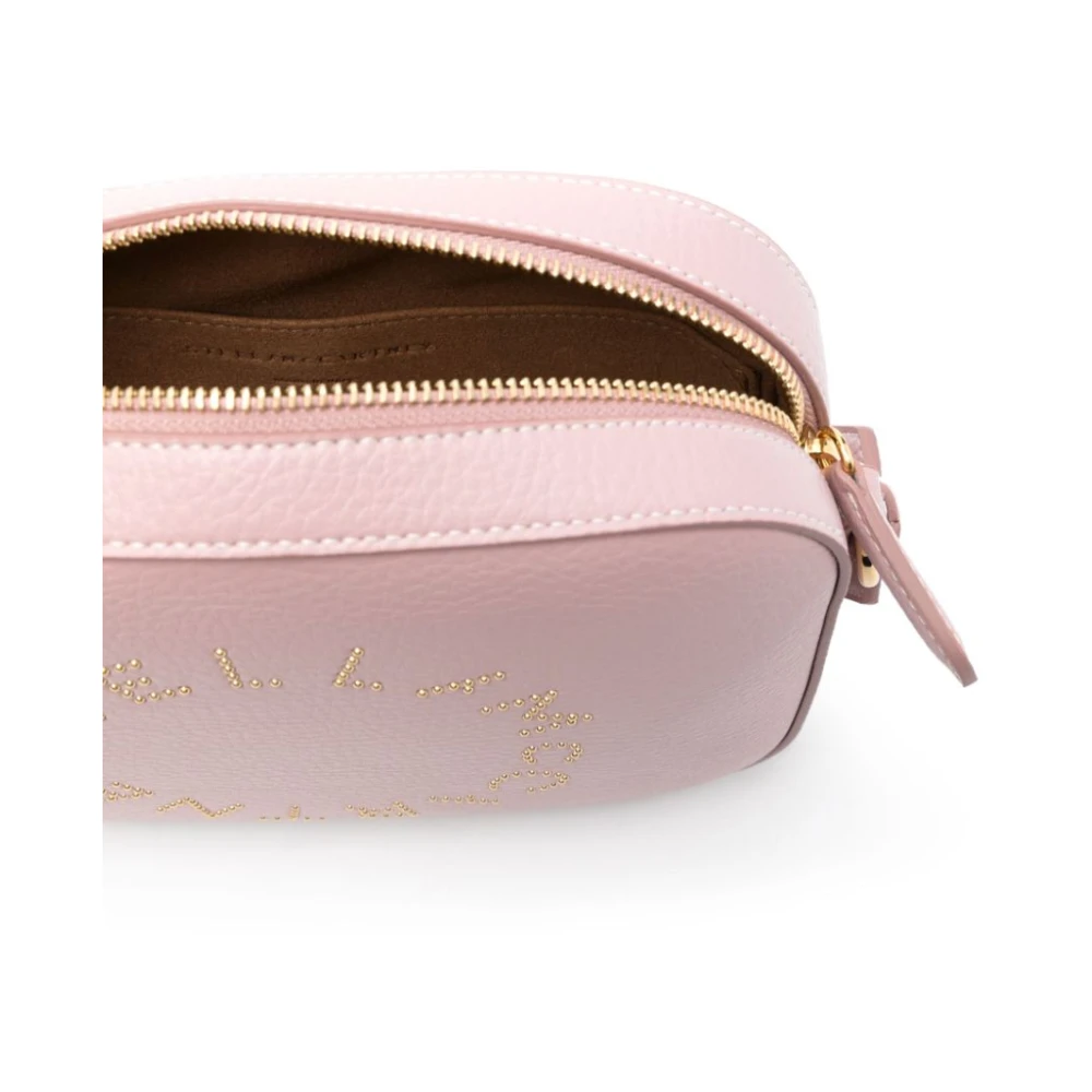 Stella Mccartney Mauve Crossbody Tas met Stoffen Band Pink Dames