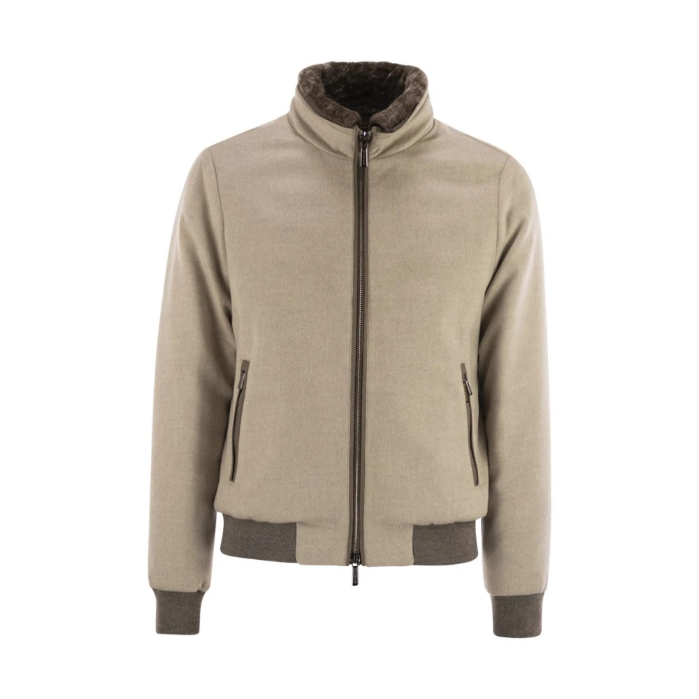 Moorer Herren Beige Jacken, Xlgröße: