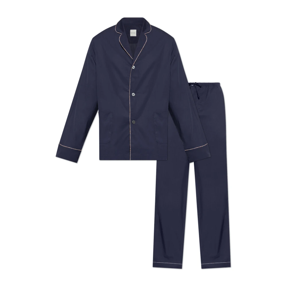 Paul Smith Uomo Blu - Pigiama Due Pezzi - Nightwear & Lounge - 2XL