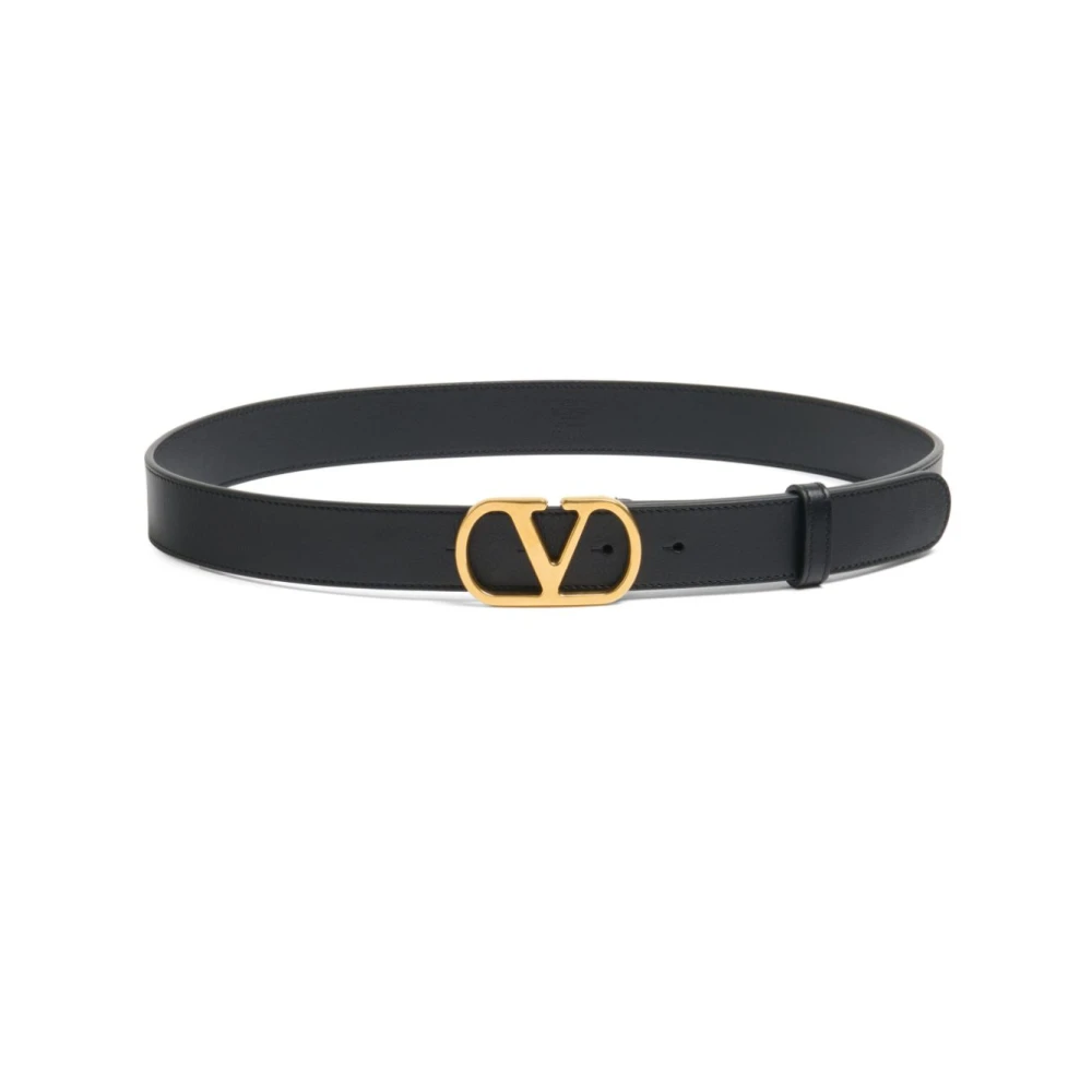 Valentino Garavani Women's Black Belts, 75 Cm, Vlogo Signature Belt