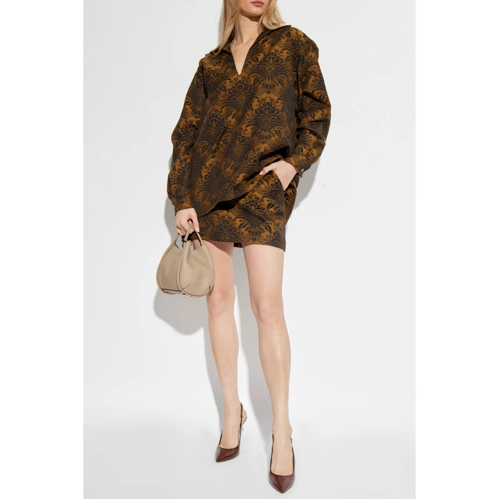 Max Mara Top Anemone Brown Dames