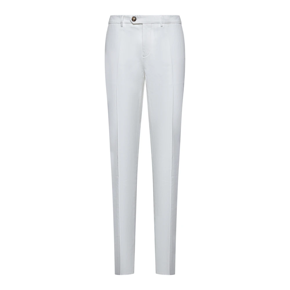 BRUNELLO CUCINELLI Witte wollen broek White Heren
