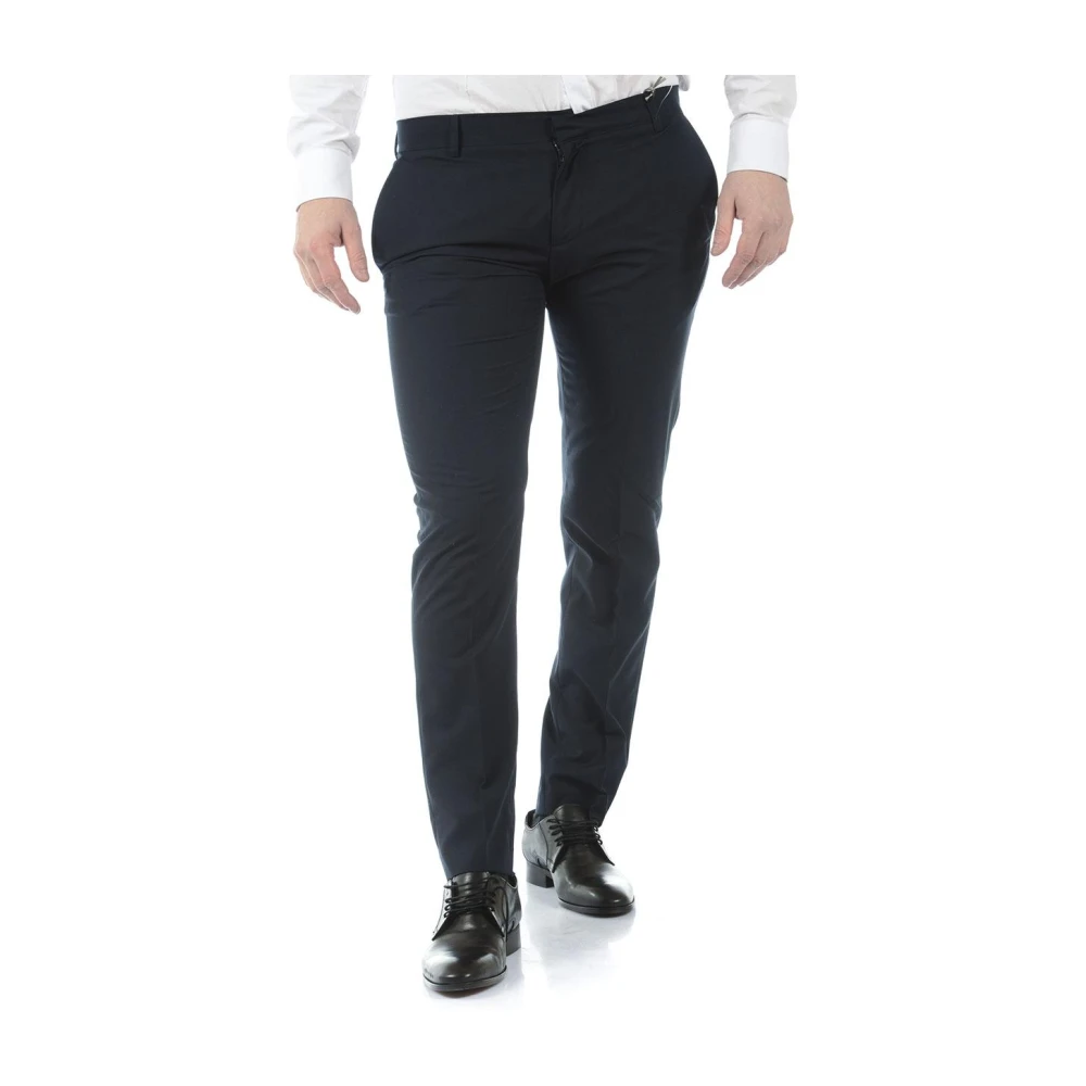 Daniele Alessandrini Blue Suit Trousers, Male, 2XL, Jeans Trouser