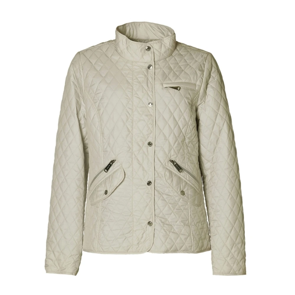 Danwear Women's Beige Quilted Becca Jacket Sand - Light Jackets - Xl - Jackets