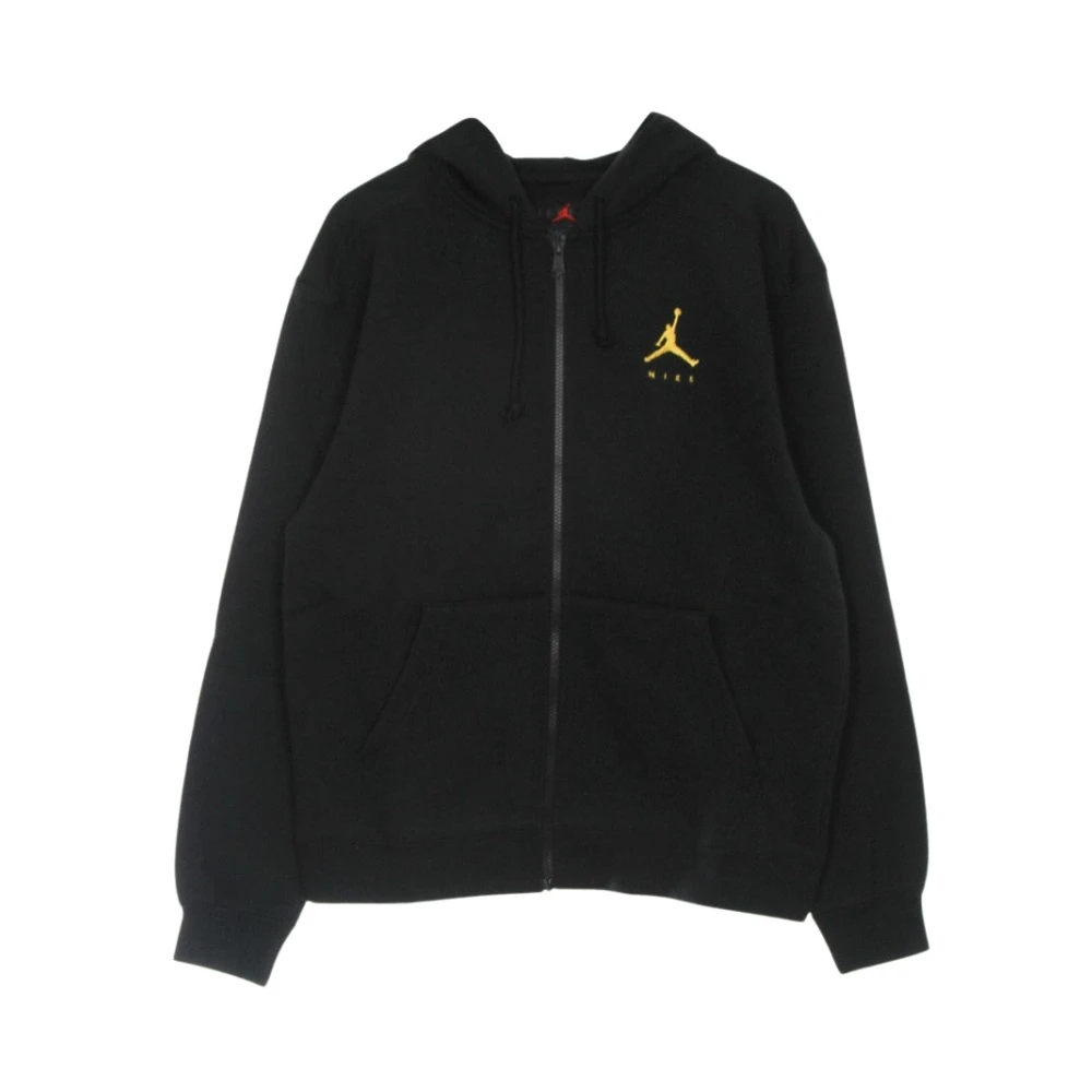 Jordan Jumpman Fleece Full-zip Hoodie Zwart Black Heren