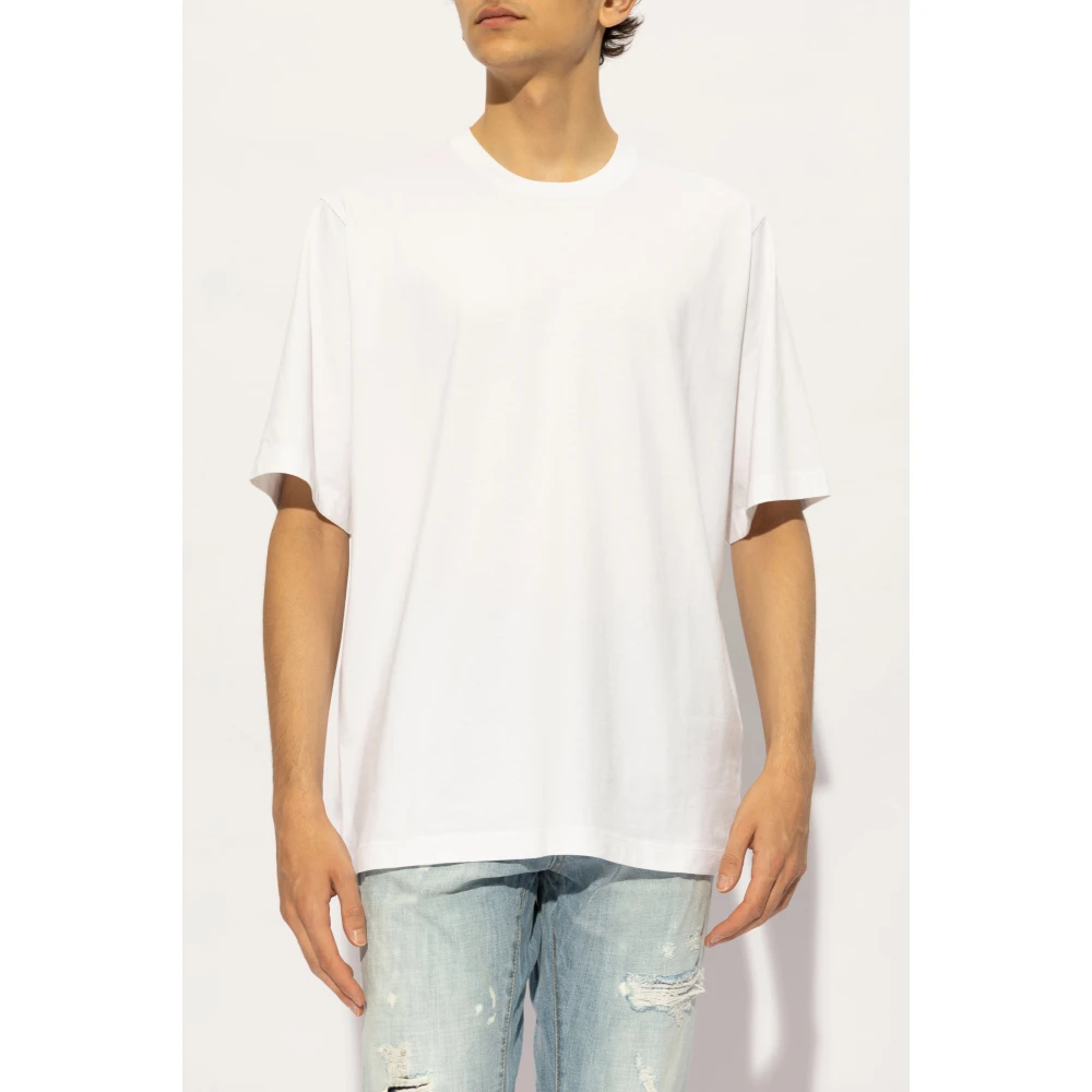 Dsquared2 T-shirt met logo White Heren