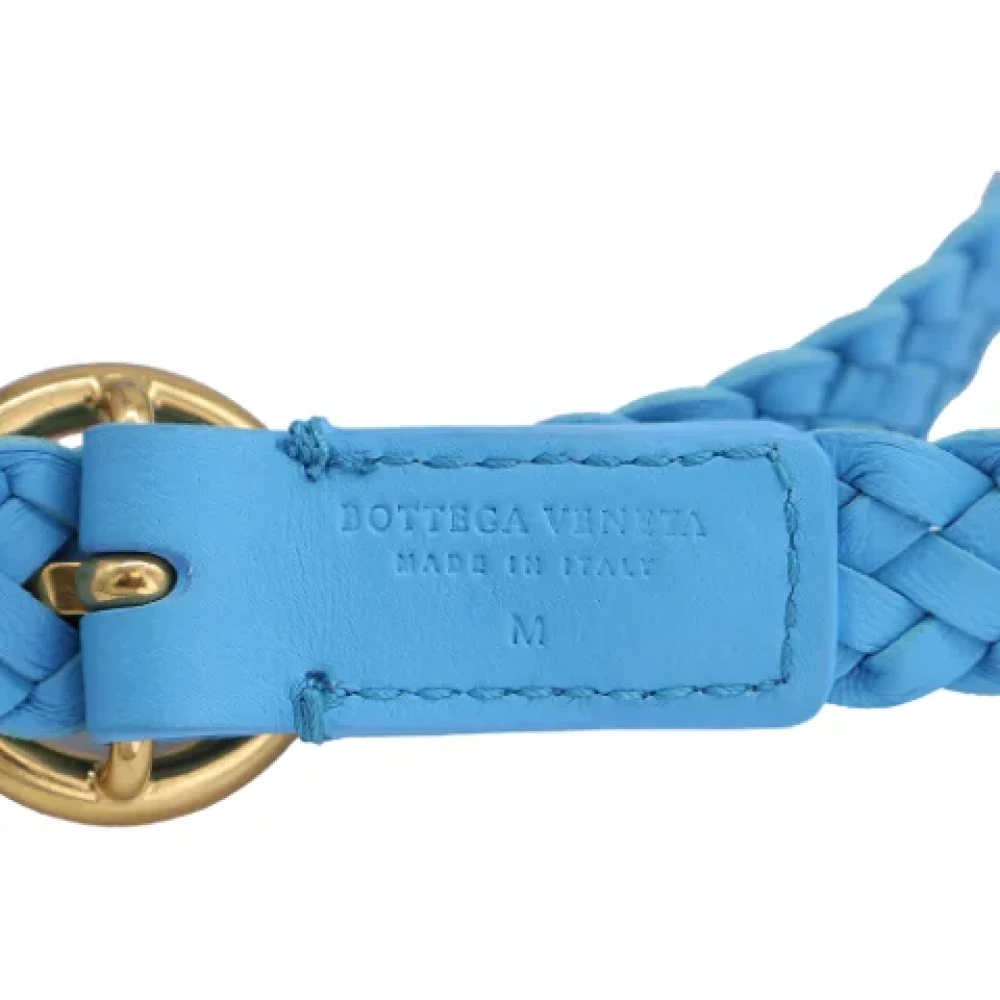 Bottega Veneta Vintage Pre-owned Leather belts Blue Dames