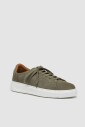 sneaker-en-daim-vert-fume-fait-main