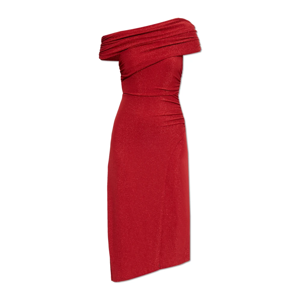 Diane Von Furstenberg Jurk Agustin Midi Red Dames