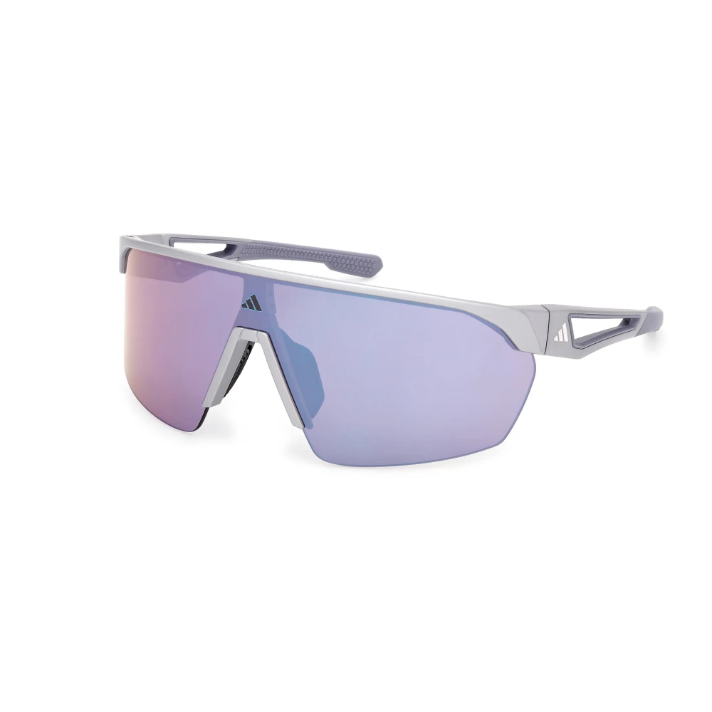 Adidas Gray Sporty Sunglasses Sp0103 Anemo Model - Unisex - Sunglasses - 54 Mm - Accessories