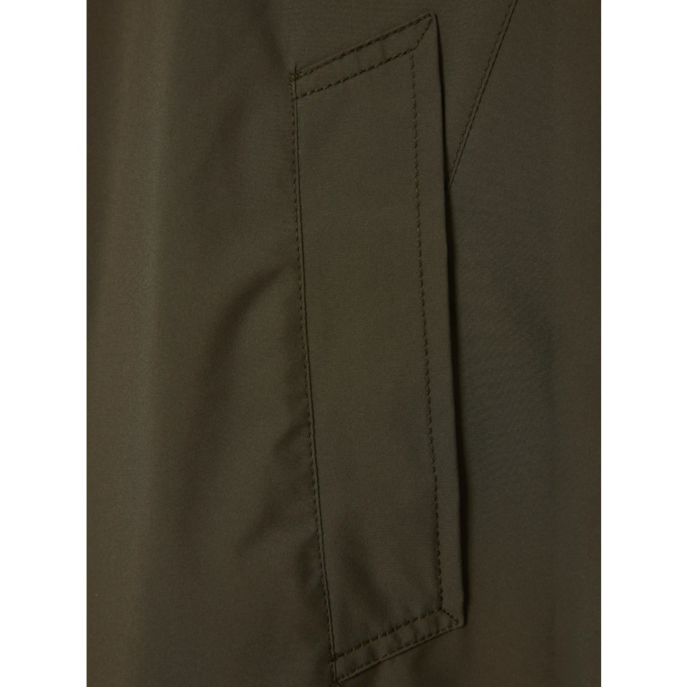 Barba Omkeerbare Gabardine Jas Green Heren