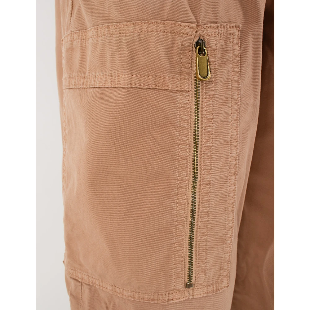 pinko Mouwloze Stretch Katoenen Overall met ritssluiting zakken Black Dames