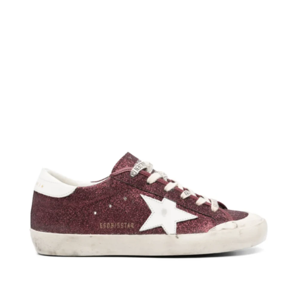 Golden Goose Gouden Ster Sneakers Italië Heren Schoenen Rood