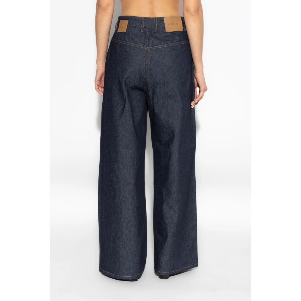 Munthe Hoge taille jeans Blue Dames