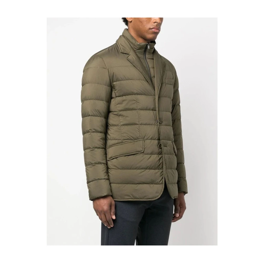 Herno Olijfgroene Jas Green Heren