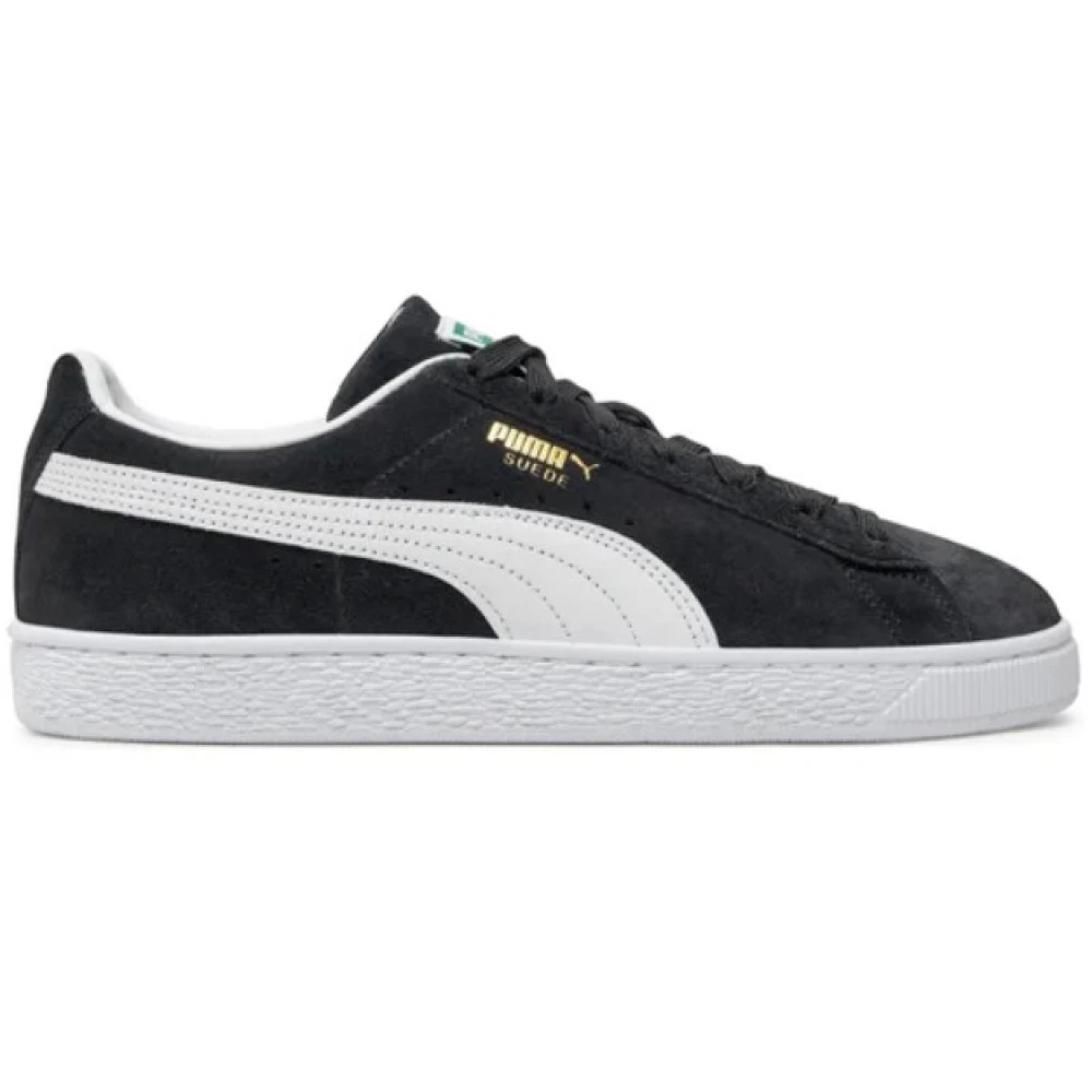 Puma Zwarte leren sneakers Heren Schoenen