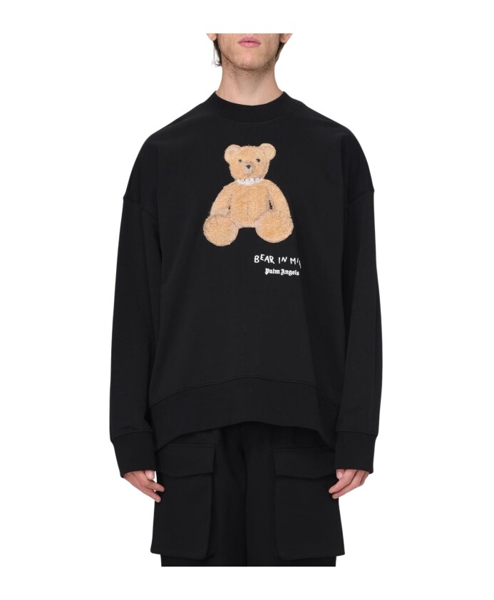 sweatshirt-a-col-rond-imprime-ours