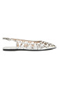 ballerines-argent-cloutees-pour-femmes