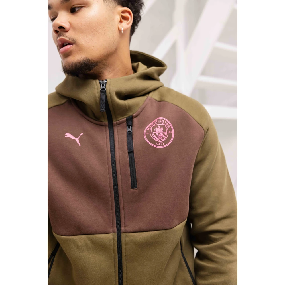 Puma Manchester City Tech Trainingspak Senior 2024 2025 Green Heren