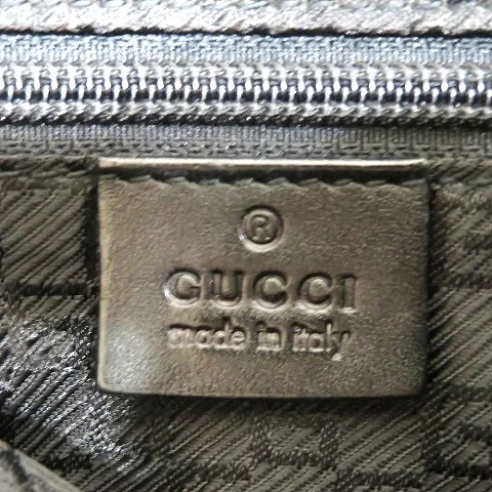 Gucci Vintage Pre-owned Canvas shoulder-bags Black Dames