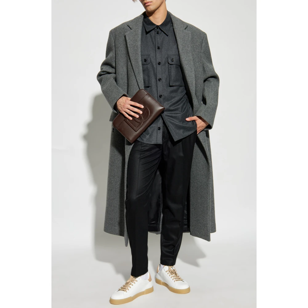 Dolce & Gabbana Wollen broek Black Heren