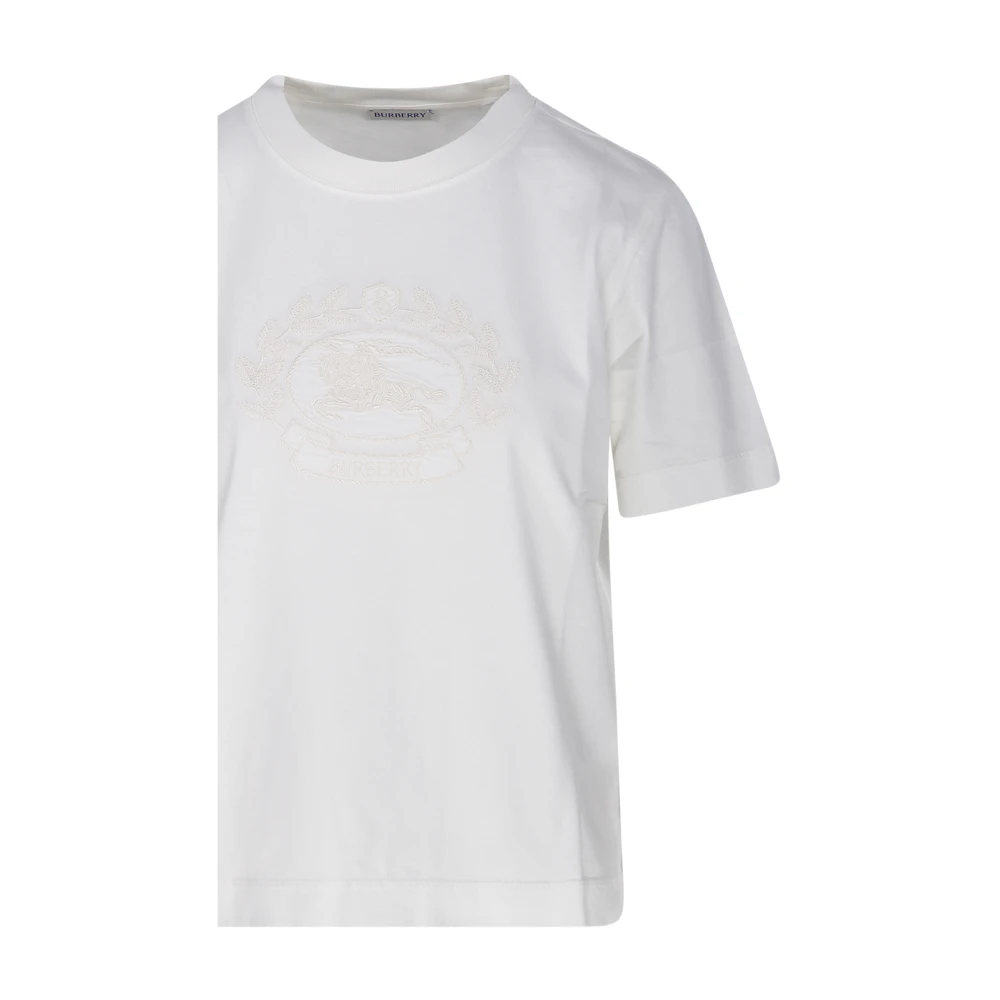 Burberry Krijt T-shirt White Dames