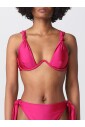 fuchsia-knotted-underwire-bikini-swimsuit
