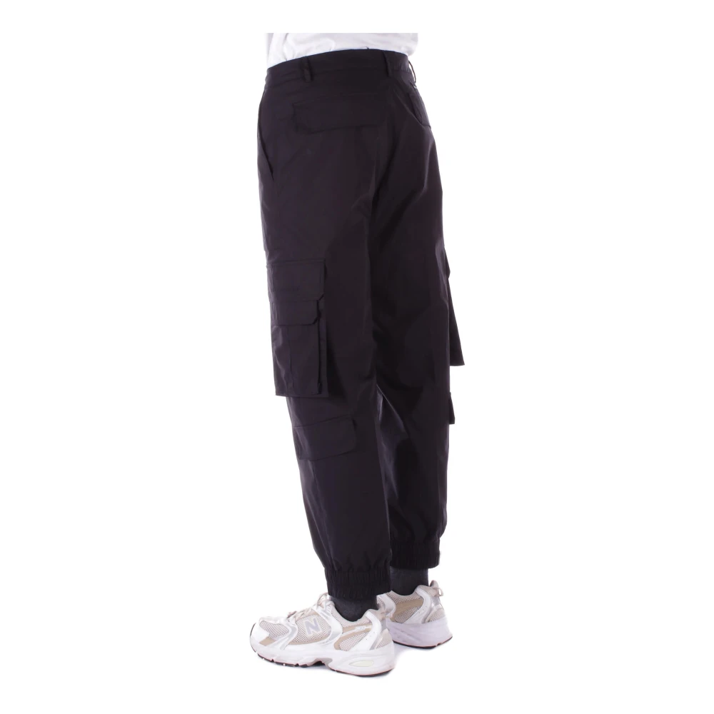 John Richmond Zwarte Logo Voorrits Broek Black Heren