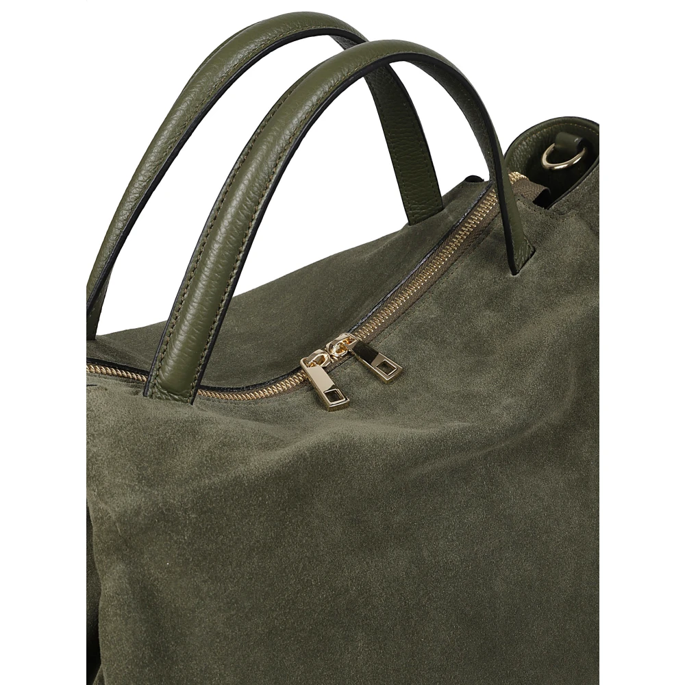 Avenue 67 Groene Leren Tas Made in Italy Green Dames