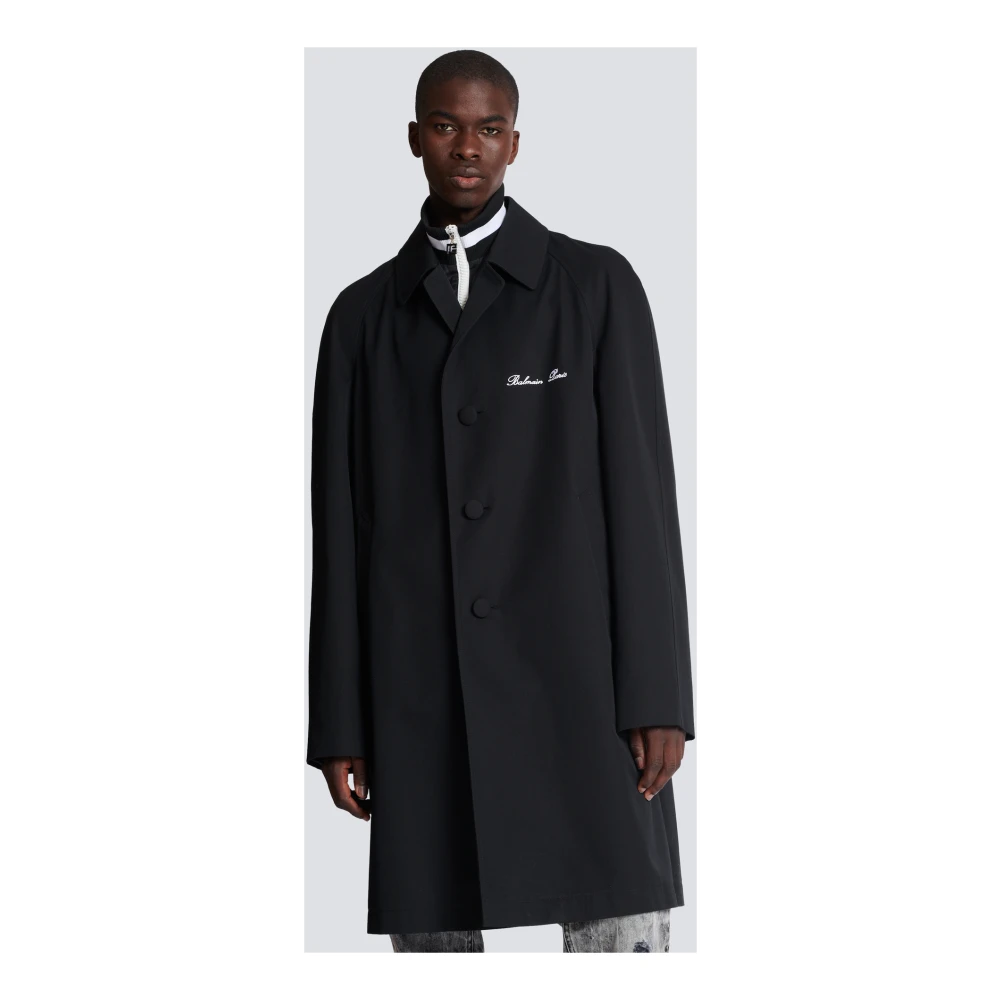 Balmain Signatuur autojas Black Heren