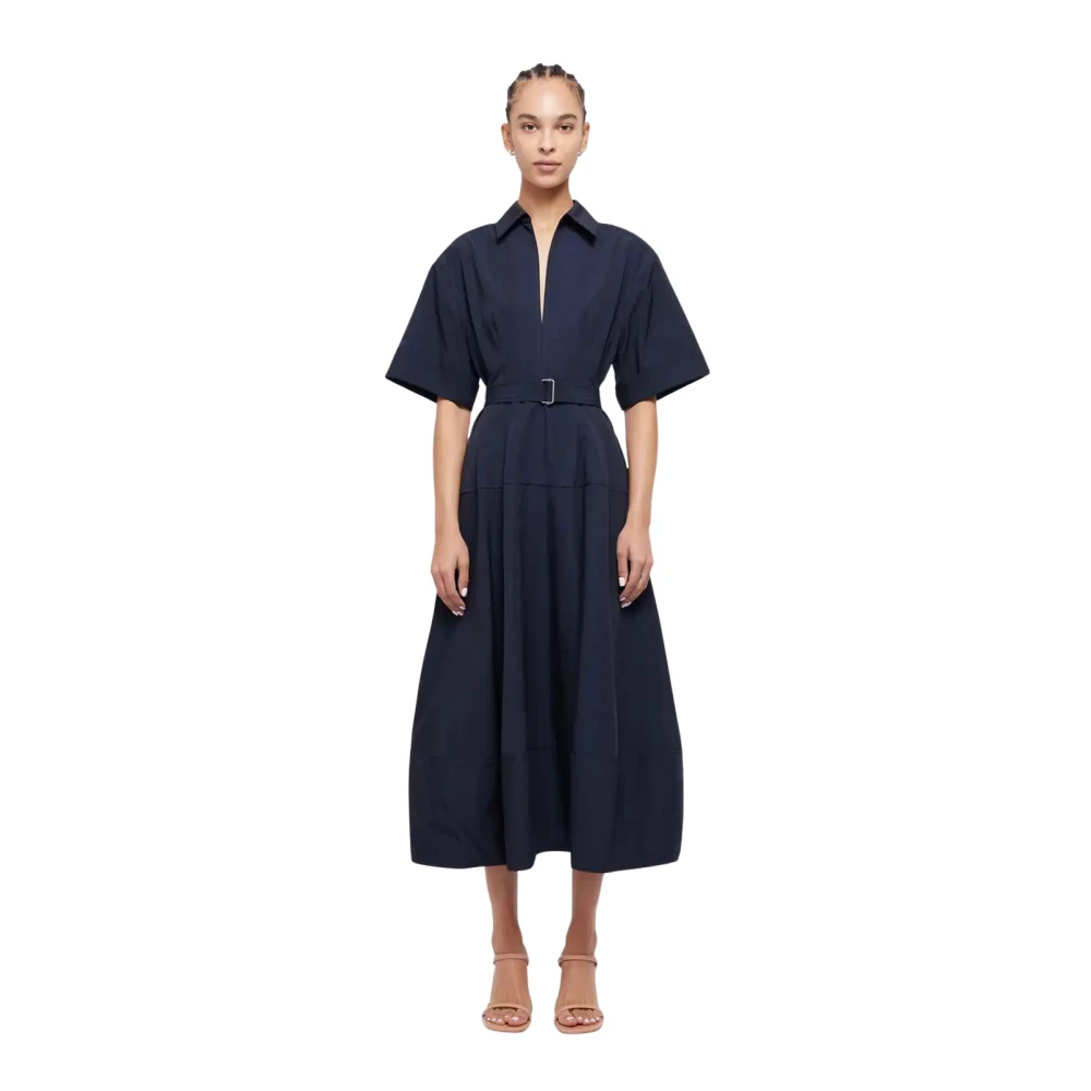 Simkhai Navy Deanna Jurk Blue Dames