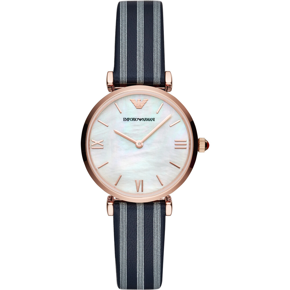 Armani horloge leren online band