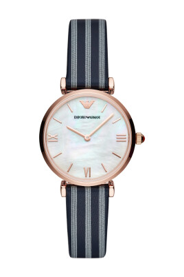 stainless-steel-watch-with-mother-of-pearl-dial-and-blue-leather-strap