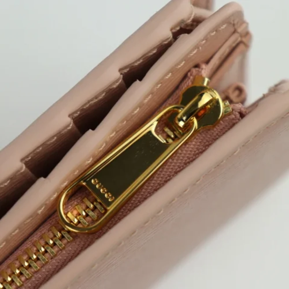 Gucci Vintage Pre-owned Leather wallets Pink Dames