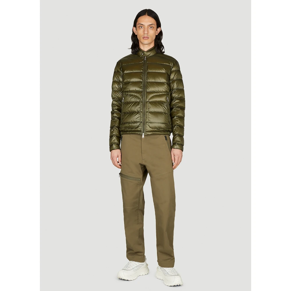 Moncler Quilted Shell Jacket Green Heren