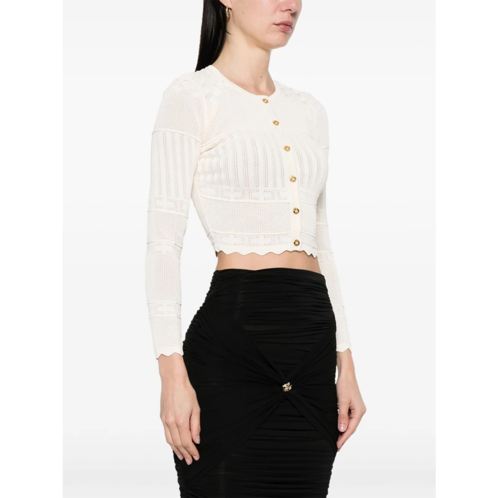 Elisabetta Franchi Stijlvolle Sweater Collectie Yellow Dames