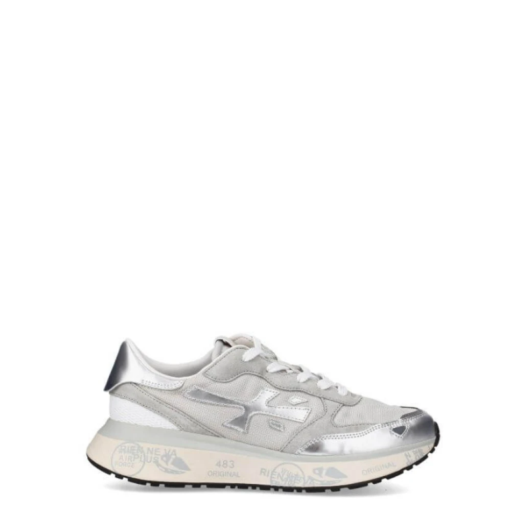 Premiata Women's Gray Silver Trainers Lauryn - Sneakers - 5 Uk - Shoes