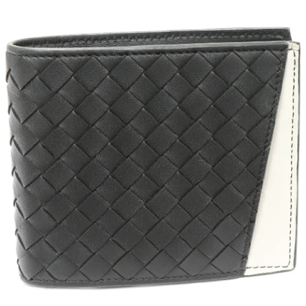 Bottega Veneta Vintage Pre-owned Leather wallets Black Dames