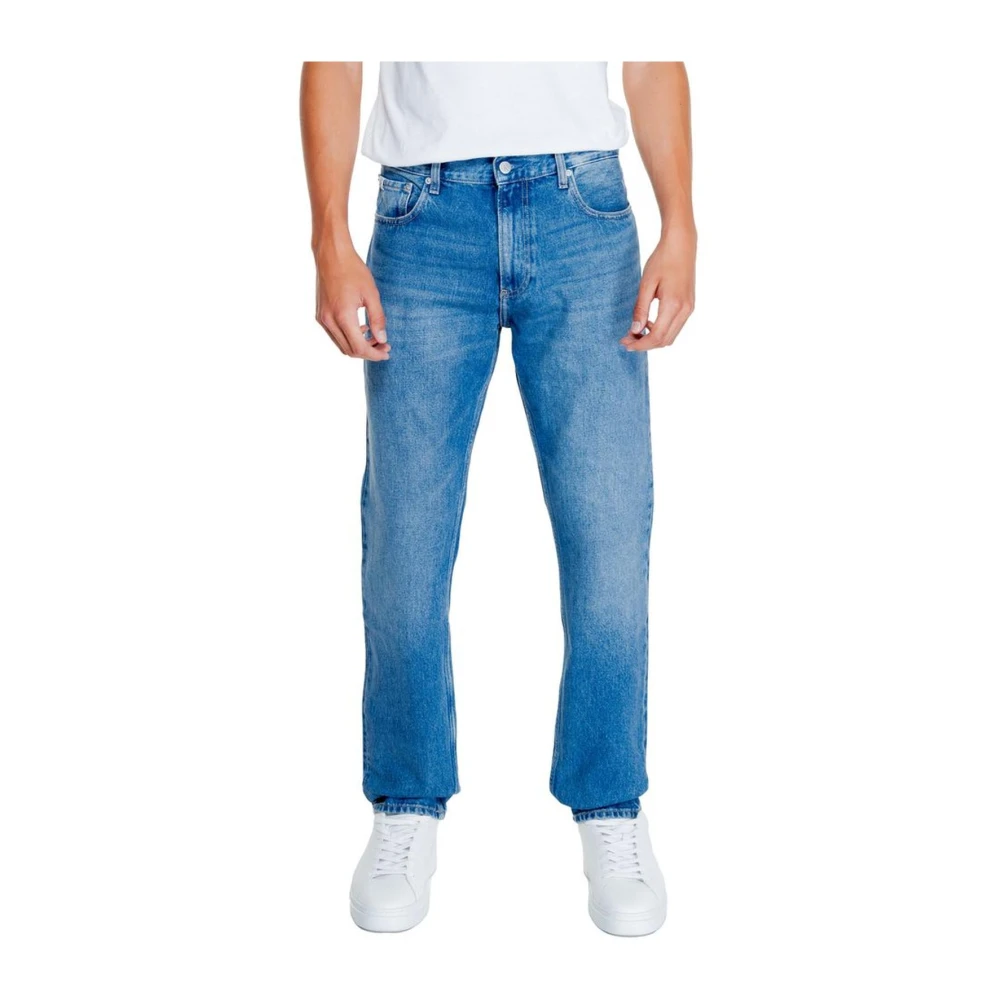 Calvin Klein Jeans Blauwe Katoenmix Jeans Collectie Blue Heren