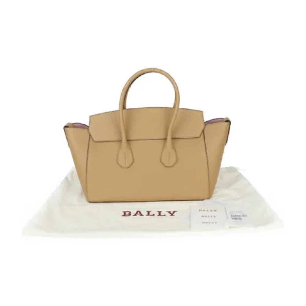 Bally Pre-owned Leather handbags Brown Unisex