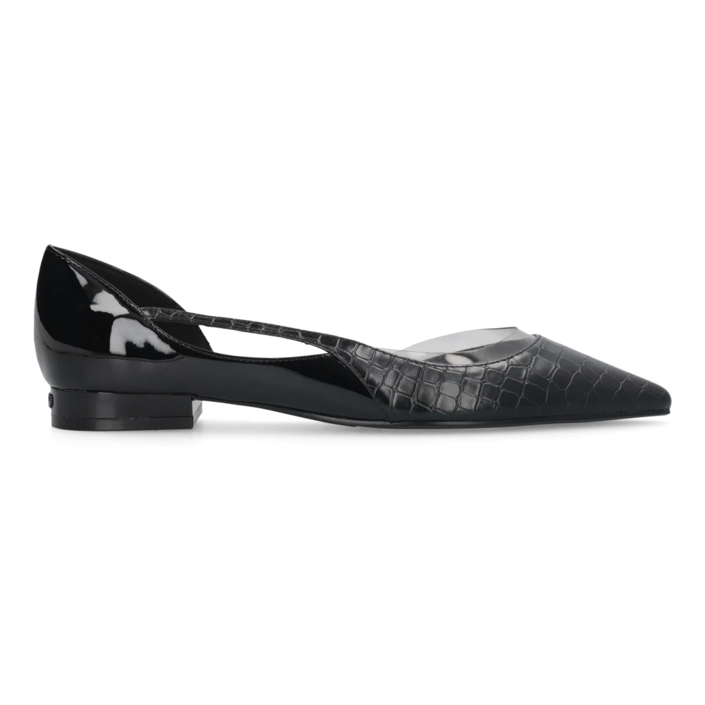 Liu Jo Donna Nero - Ballerine Con Stampa Coccodrillo - Shoes - 39 Eu