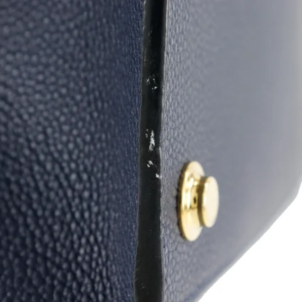 Louis Vuitton Vintage Pre-owned Leather handbags Blue Dames