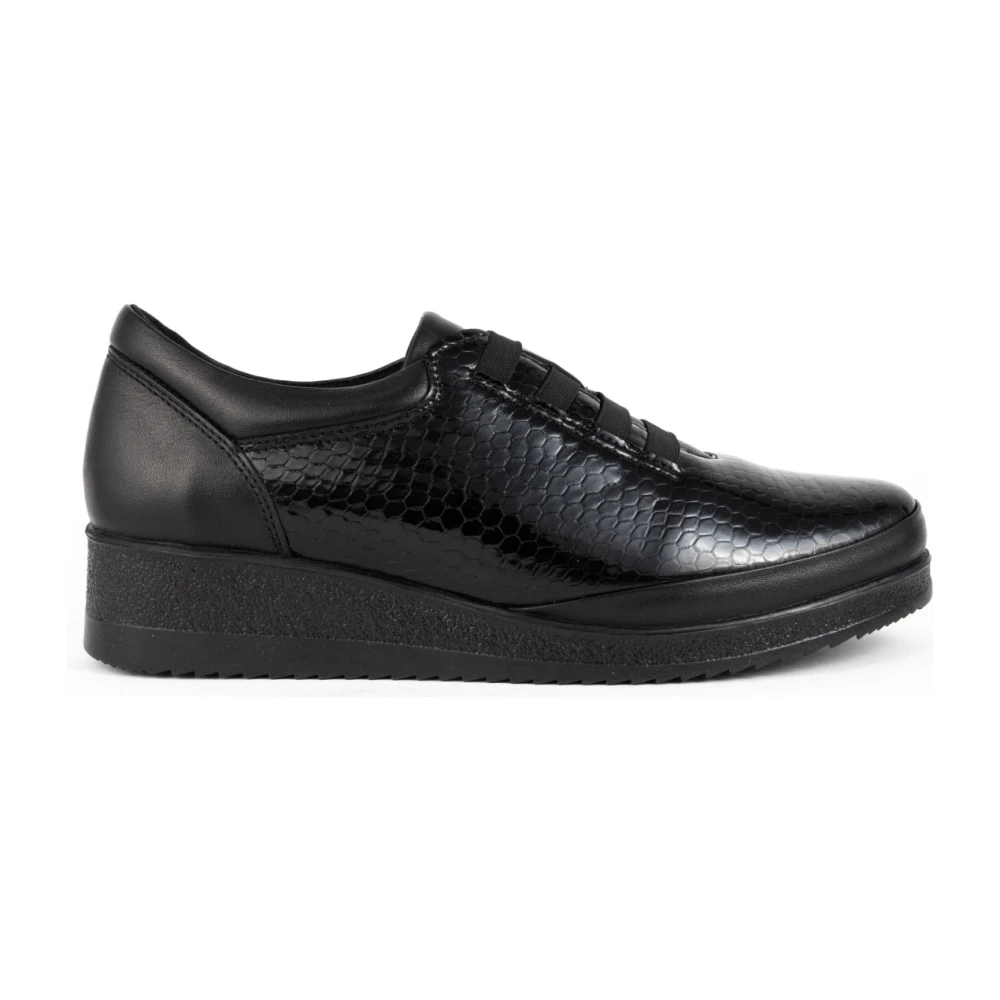 La Conte Zwarte Sneakers voor Vrouwen Dames Schoenen