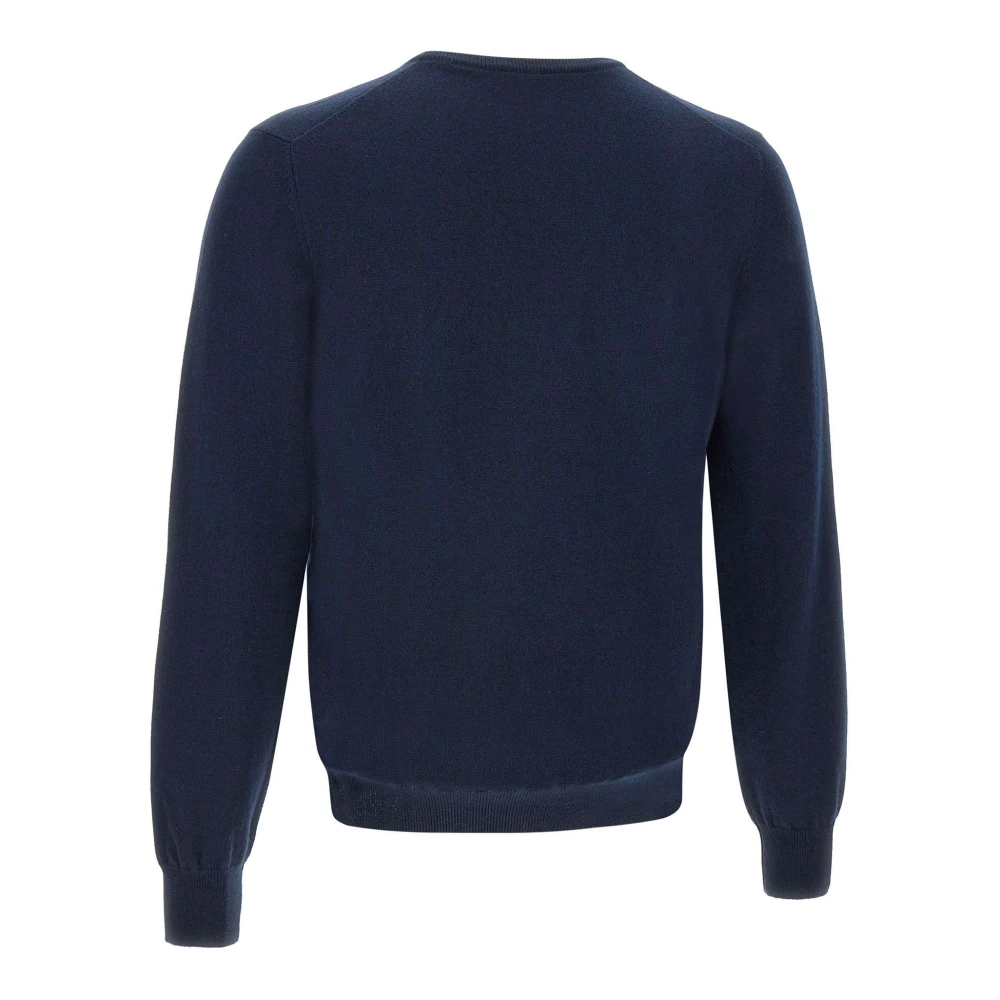 Gran Sasso Kasjmier Coltrui Trui Navy Blauw Blue Heren