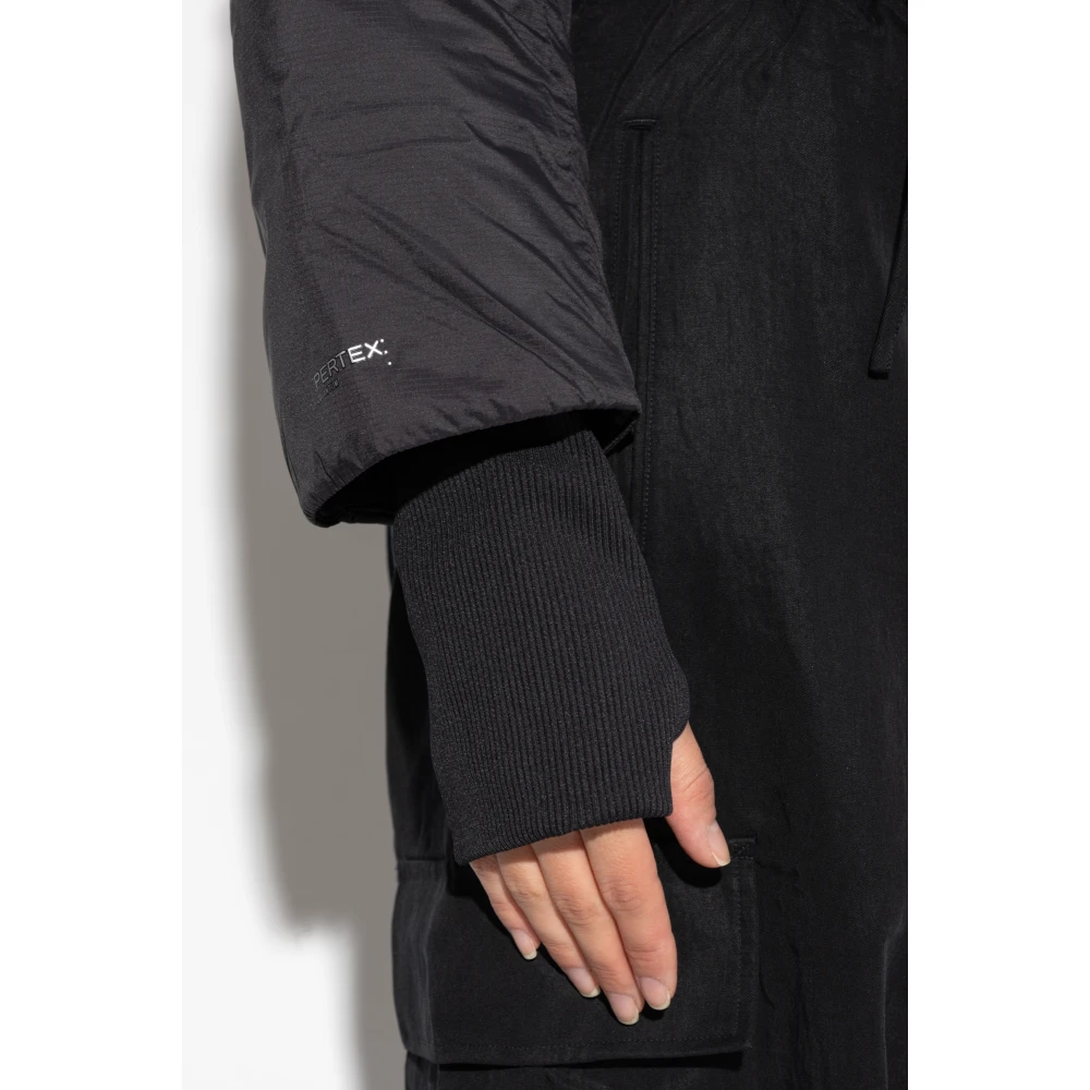 Y-3 Geïsoleerde jas Black Dames