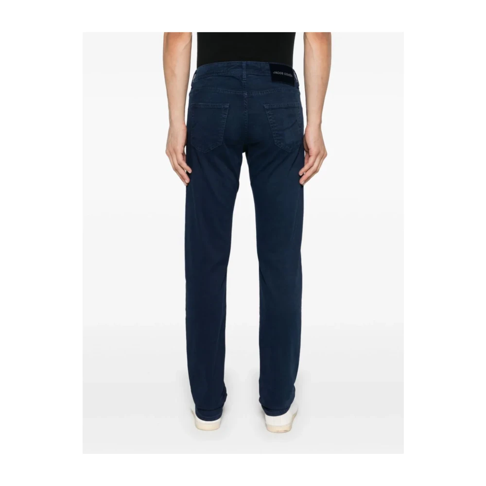 Jacob Cohën Pruisisch Blauwe Slim Fit Broek Blue Heren